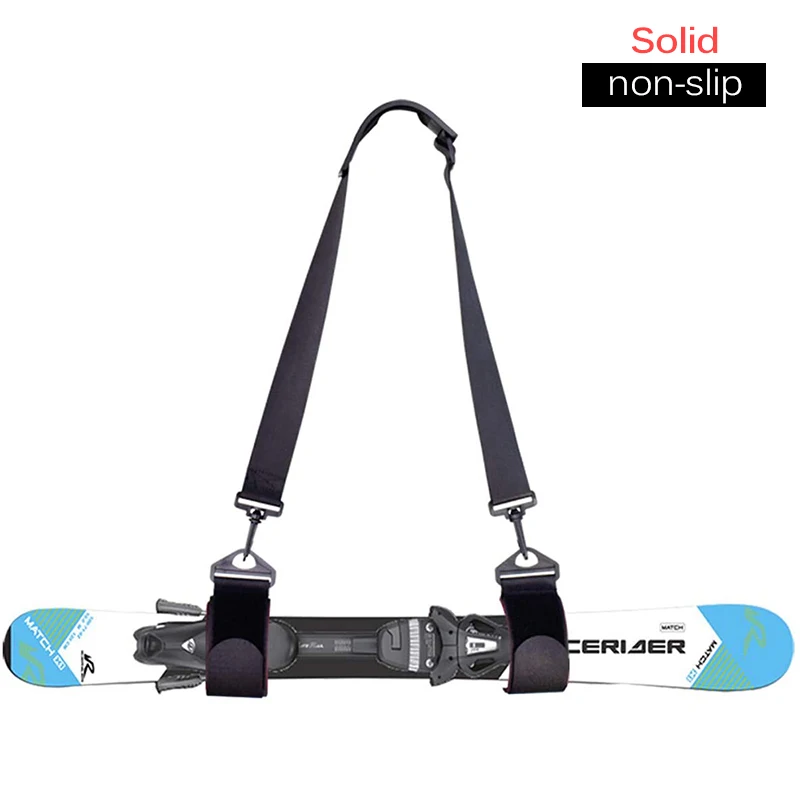 Adjustable Nylon Skiing Pole Shoulder Hand Carrier Strap Protector Hook Loop Protect Snowboard Skiing Accessories