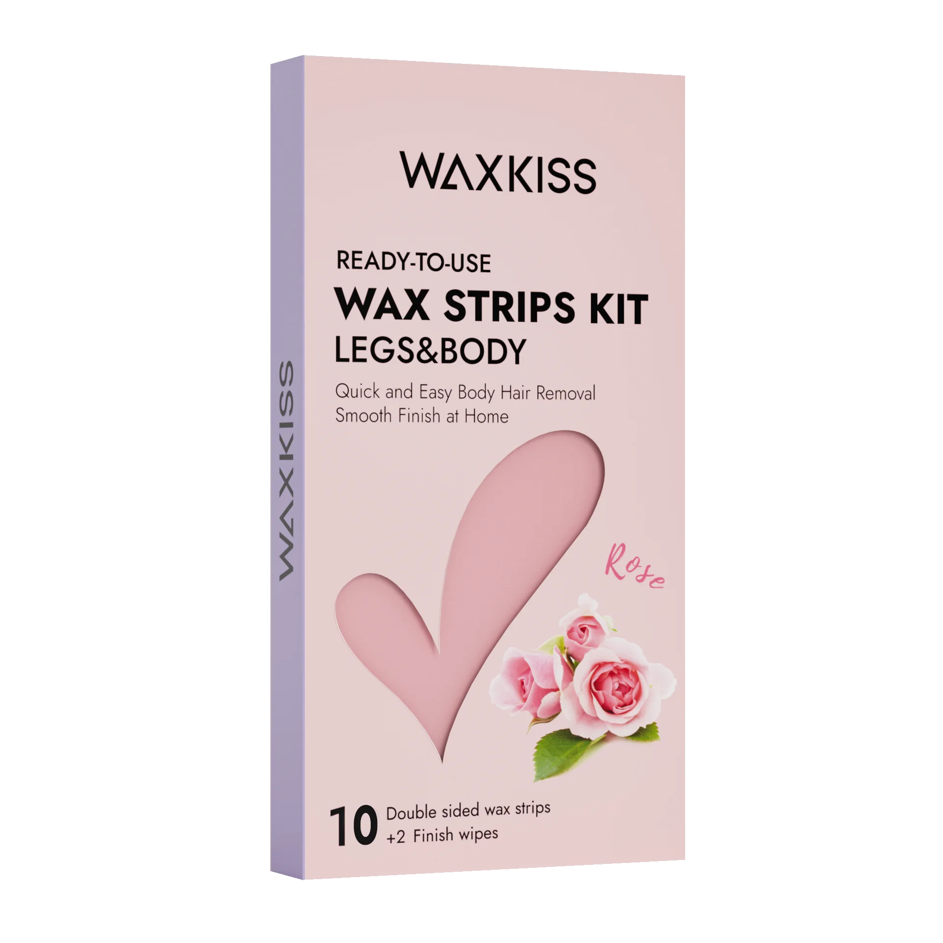 WAXKISS Wholesale Ready-To-Use Cold Wax Strips Body Wax Strip Kit For Leg Hair Removal