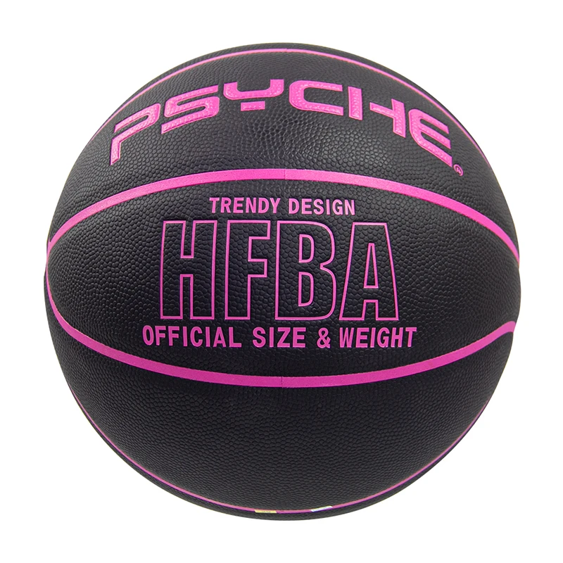 High Quality PU Leather Material Daily Training Low MOQ For Customization Basketballs Size 5 6 7 Balls