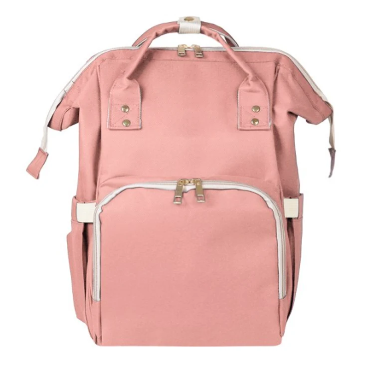 
3 in 1 Diaper Bag Backpack with Changing Station Travel Bassinet Foldable Baby Bed Mommy Bag Backpack with Bed, Large Capacity 