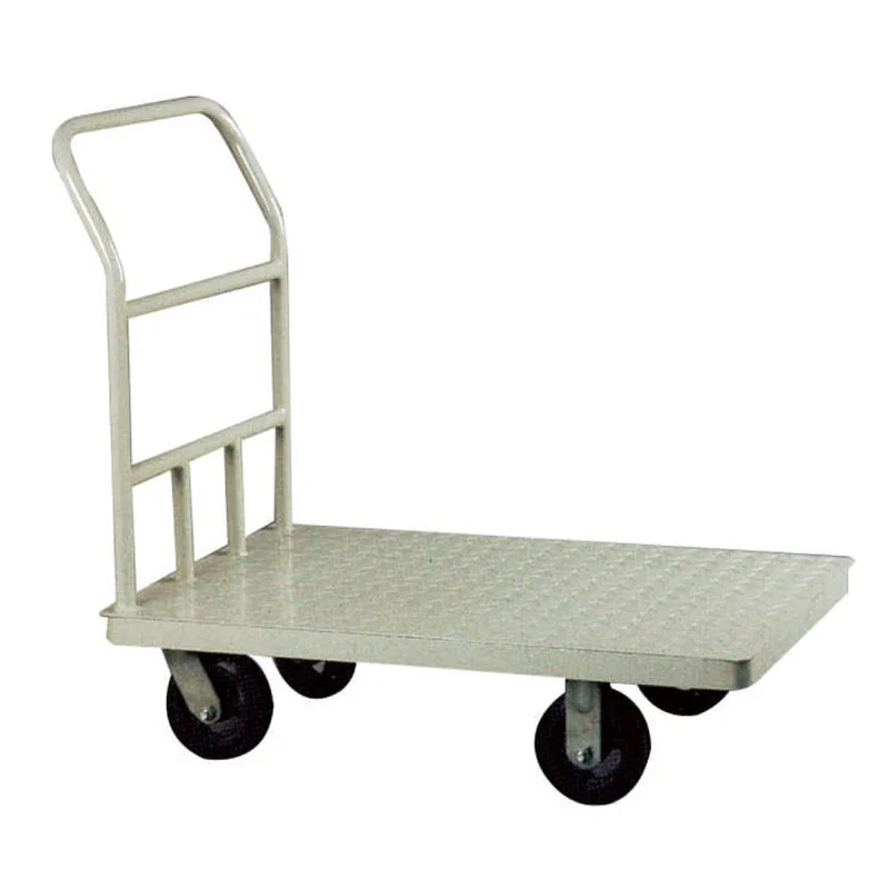 Heavy Duty Warehouse Use Integrated Steel Metal Platform Hand Trolley