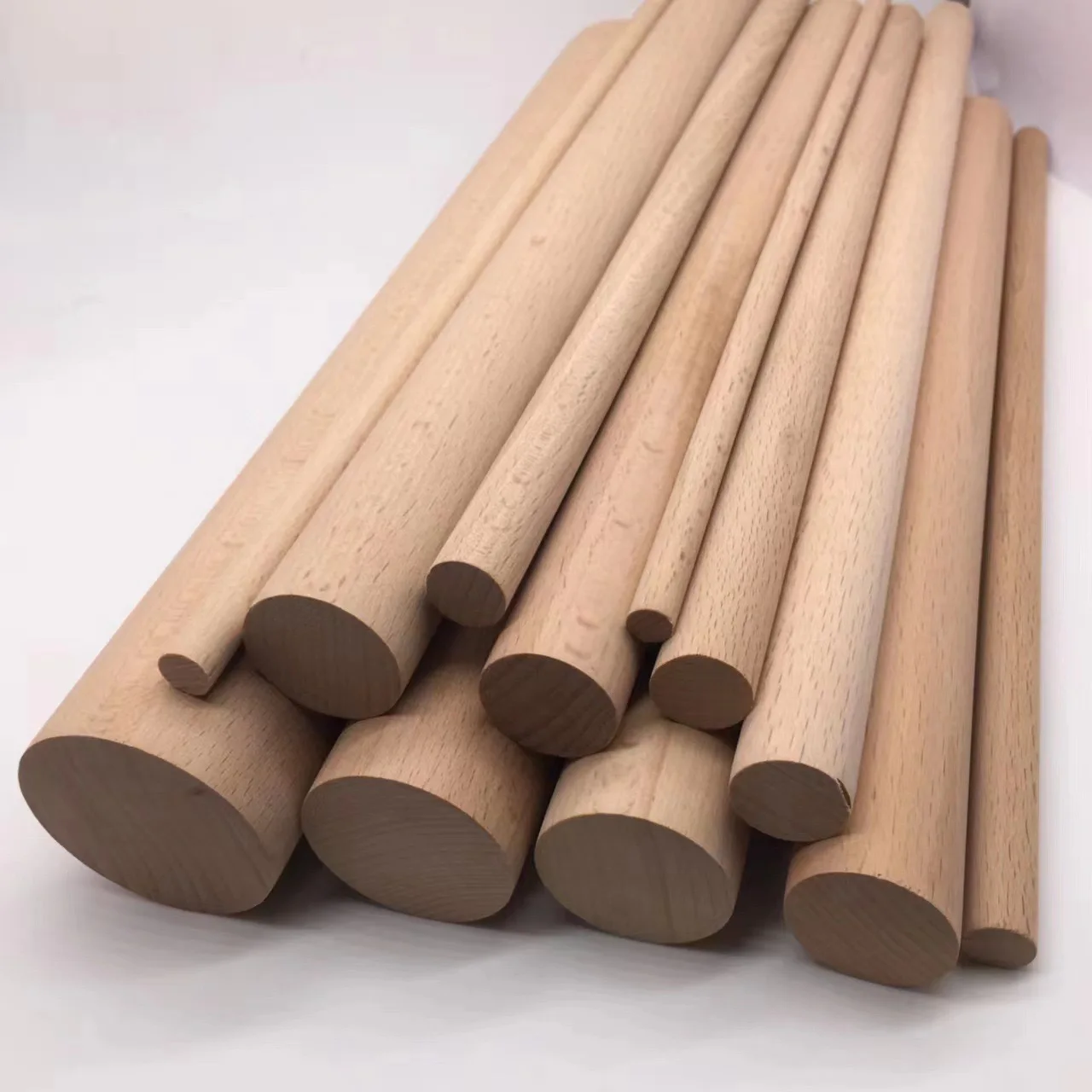1/2 x 12in  (12.7*304.8mm) birch wooden dowel rods for cake hardwood dowels round wood stick