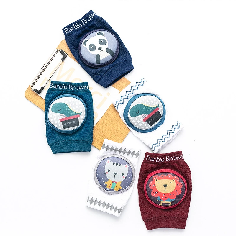 Benken Mesh Cotton Baby Safety Knee Protector Brace Pads Anti Slip Toddler Crawling Kids Knee Pads