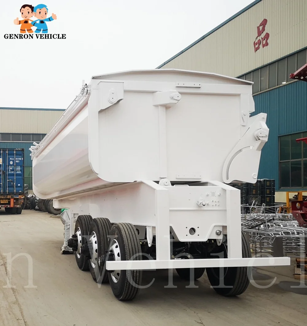Australia/Indonesia/Malaysia 3 axles side tipper/tipping/rollover dump semi trailer truck for coal transport/mining from factory