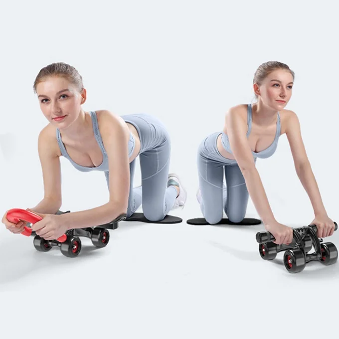 Hot Sell Multifunction AB Wheel Muscle Training Abdominal Wheels with 4 Wheels