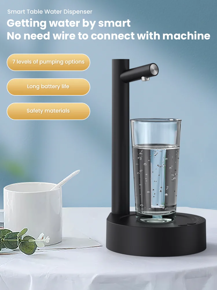 2023 Hot-sales product Chinese portable folding cold water  dispenser Automatic  desktop Water Pump Dispenser