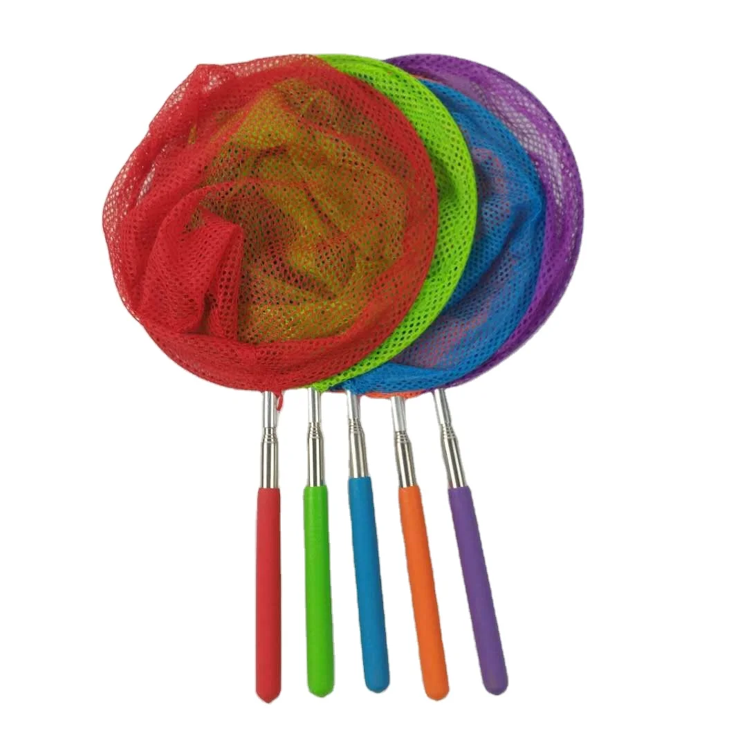 Children use retractable fishing net butterfly net pocket insect net kids fishing net park outdoor toys wholesale