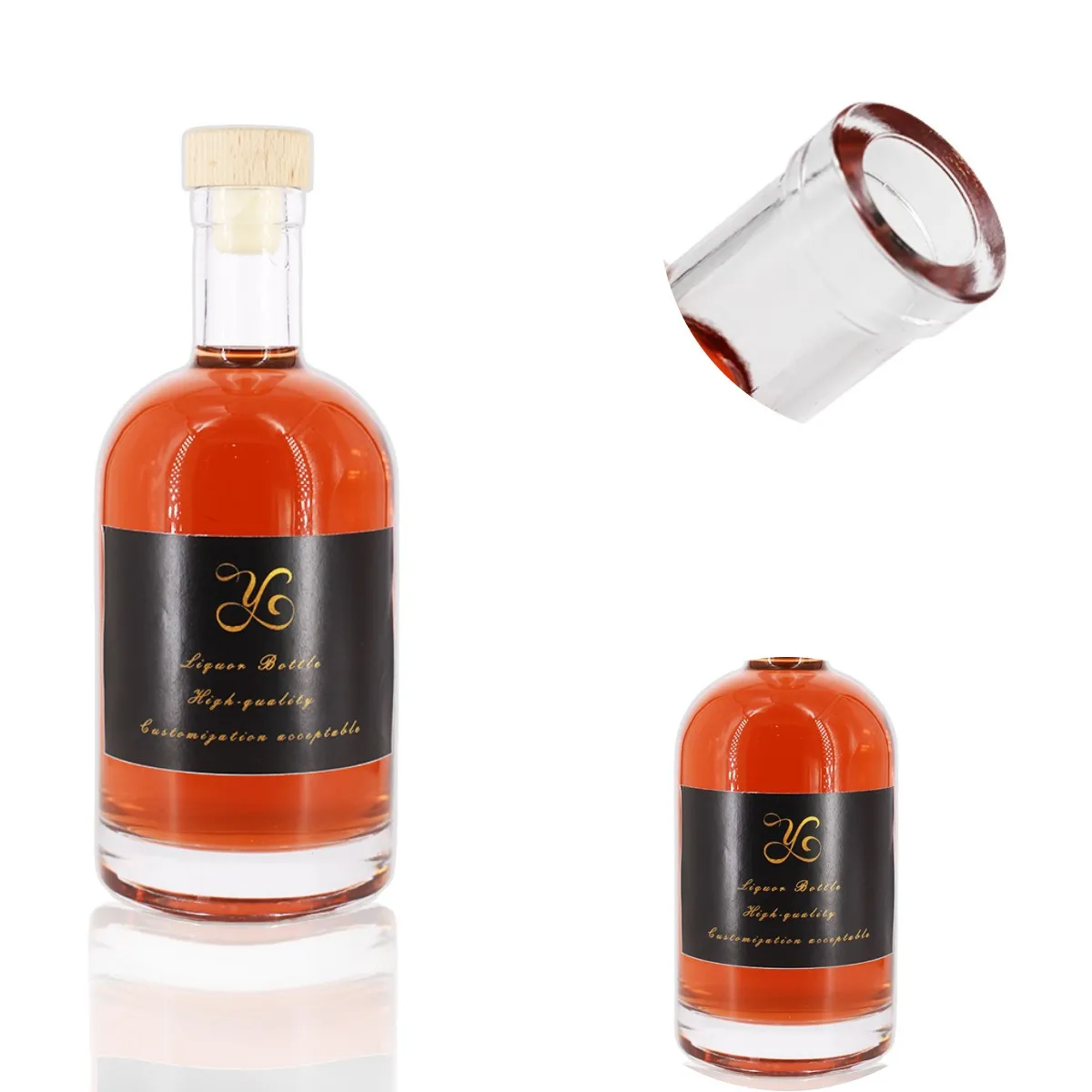 750 Ml Bottle Spirit 700ml Spirit Glass Bottle Vodka Glass Bottles 500ml Spirits