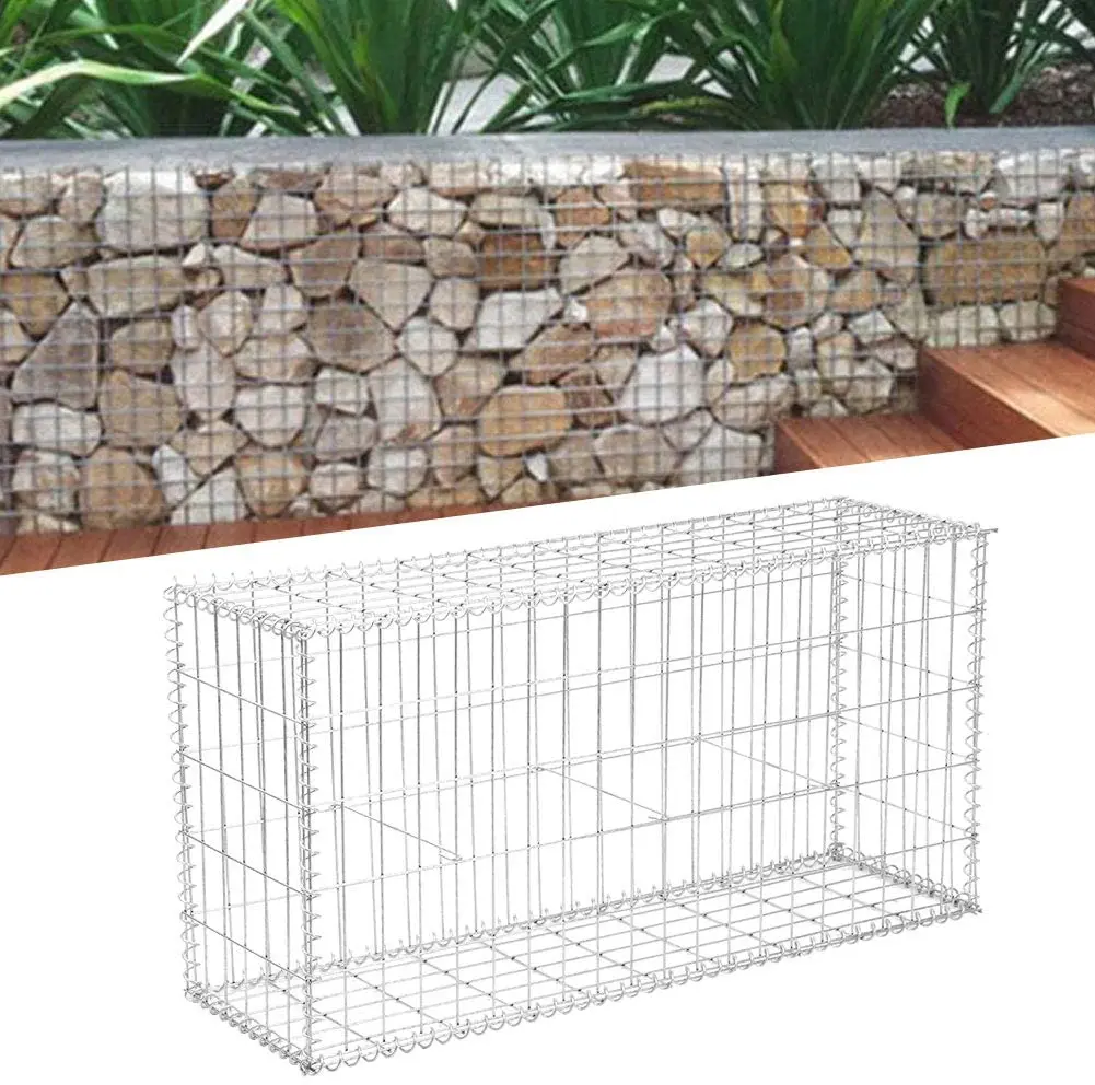 The Hottest Selling Galvanized welded Gabion wire Mesh Basket in US