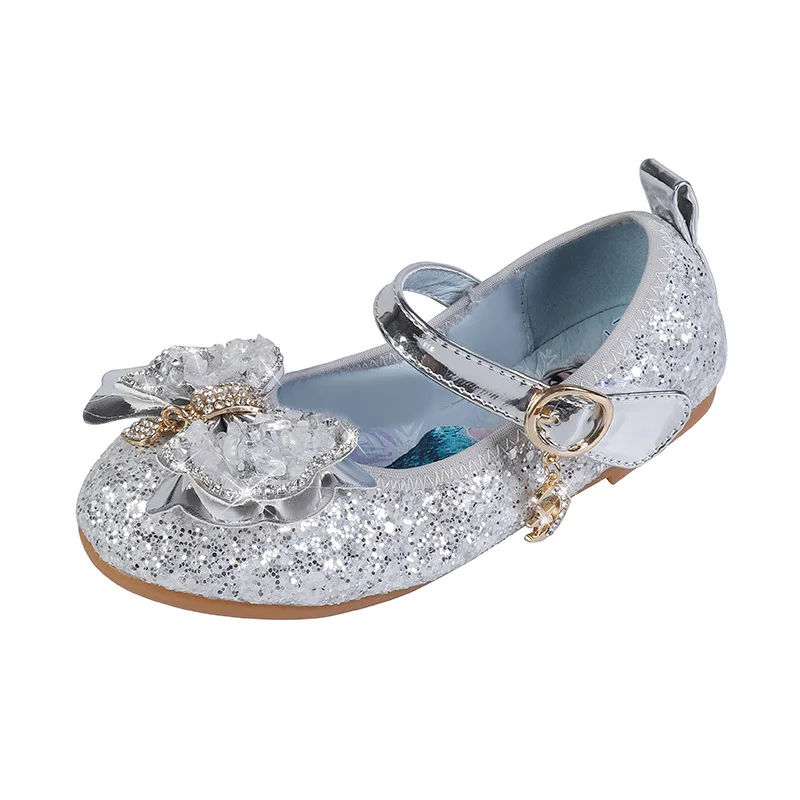 
wholesale childrens kid dress shoes for girl princess bowknot shoes 