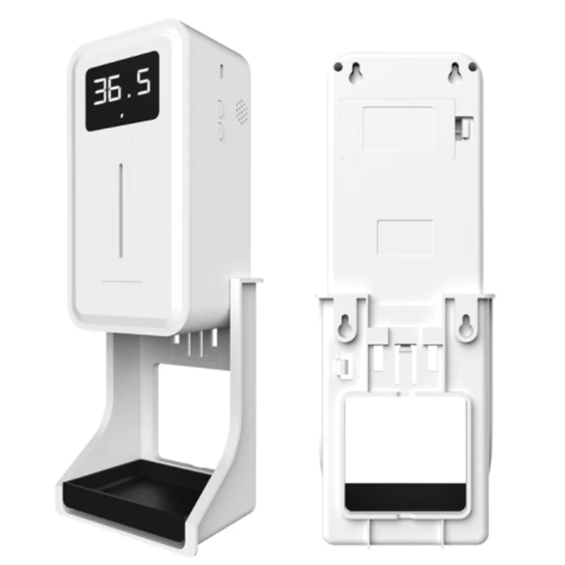 2020 New Wall Mounted 450ml Alcohol Spray 12 Languages Automatic Soap Dispenser