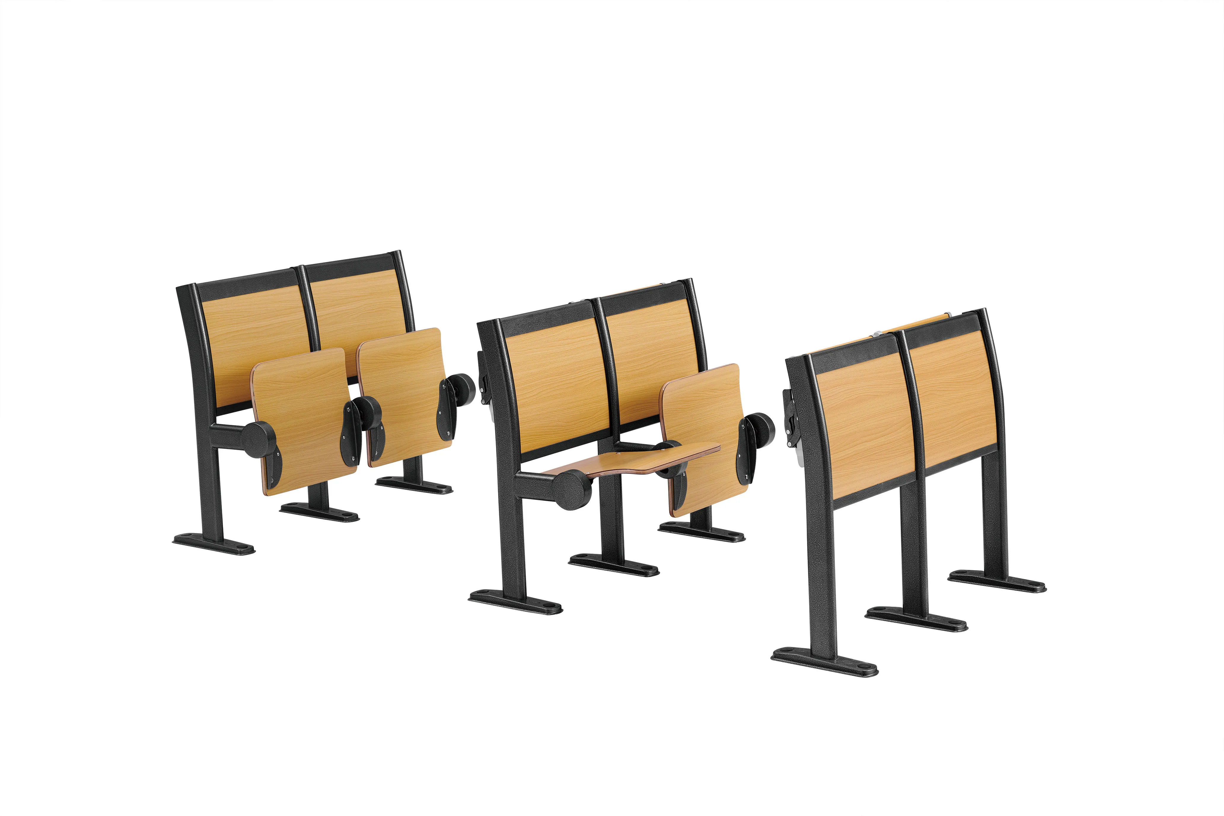 Wholesale Price Customizable Pattern Classroom Lecture Folding Chair And Desk