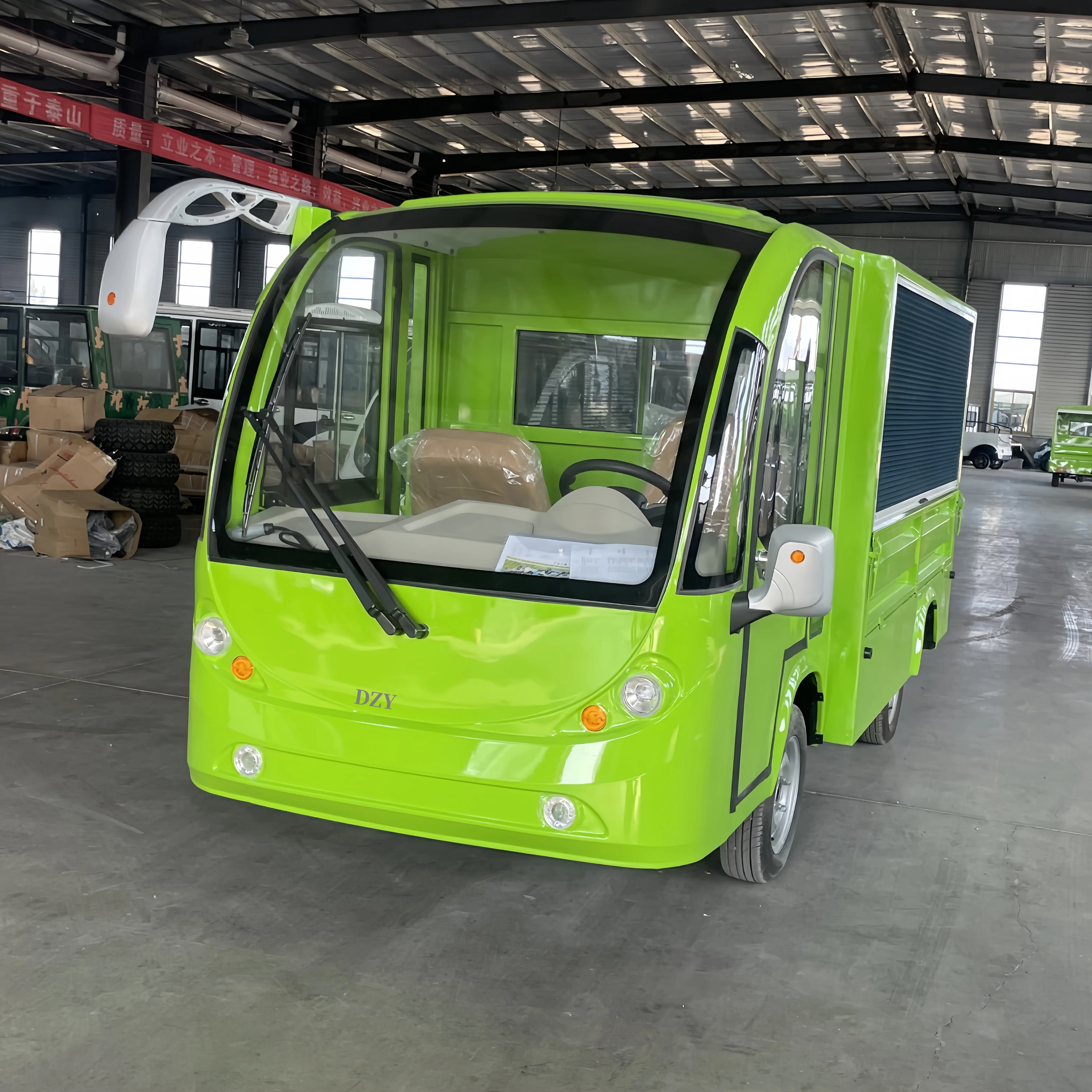 2024 High Quality Electric Sightseeing Bus Automatic Transmission Fashionable Design for Tour Shuttle Coaches New Condition