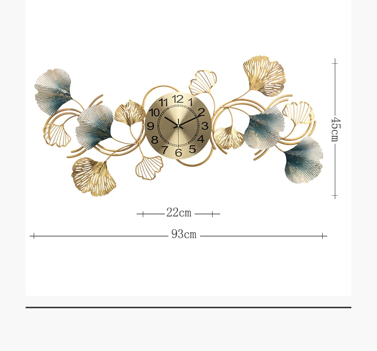 European style home fashion creative clock living room luxury atmosphere art wall clock restaurant clock personality wall watch