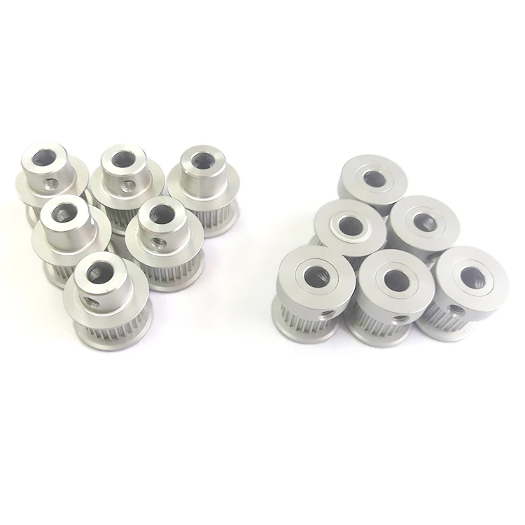 OEM timing pulleys anodize surface treatment red blue color customized aluminum timing pulley