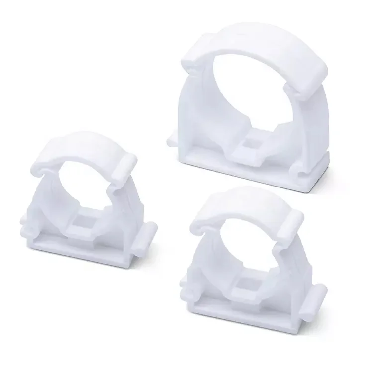 Pipe clamp Different models can be linked plastic wall cable clip Commonly used in decoration pipe clip