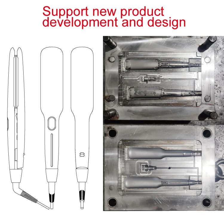 Professional 450 Degrees Infrared Flat Irons Ceramic Titanium Flat Iron Fast Portable Infrared Flat Iron Hair Straightener