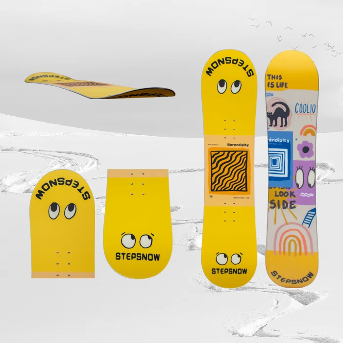 Steel edge import from Europe kids snowboard factory direct sales
