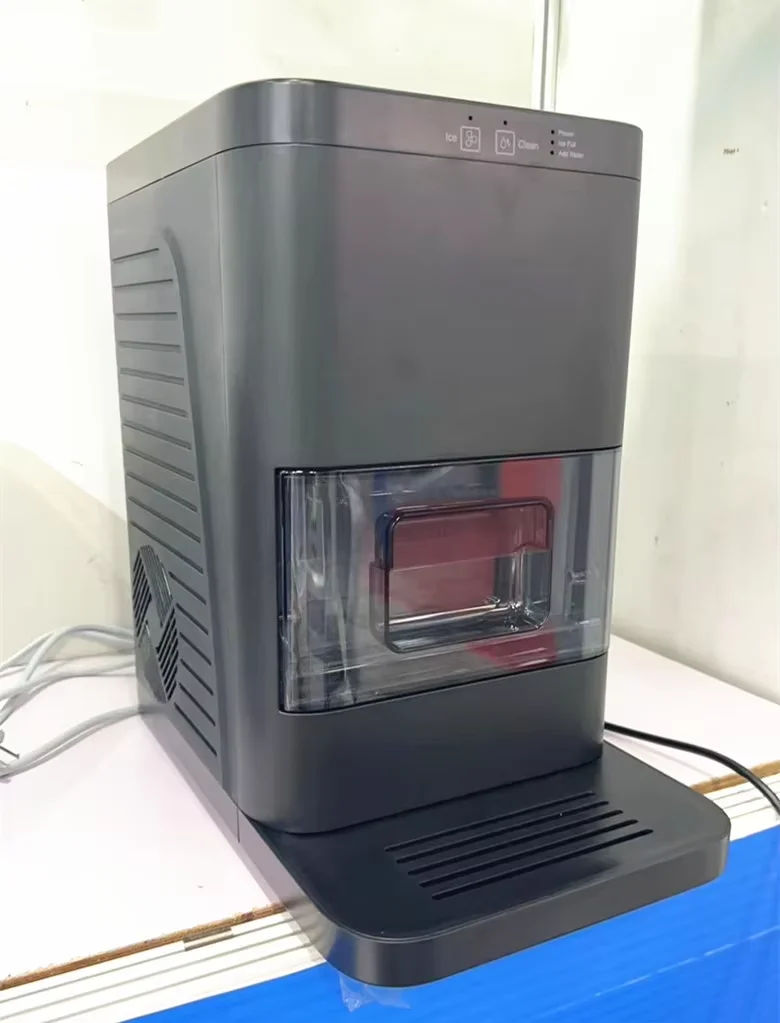 Bar and household fast ice maker with automatic cleaning function, 5cm ice cube ball ice maker