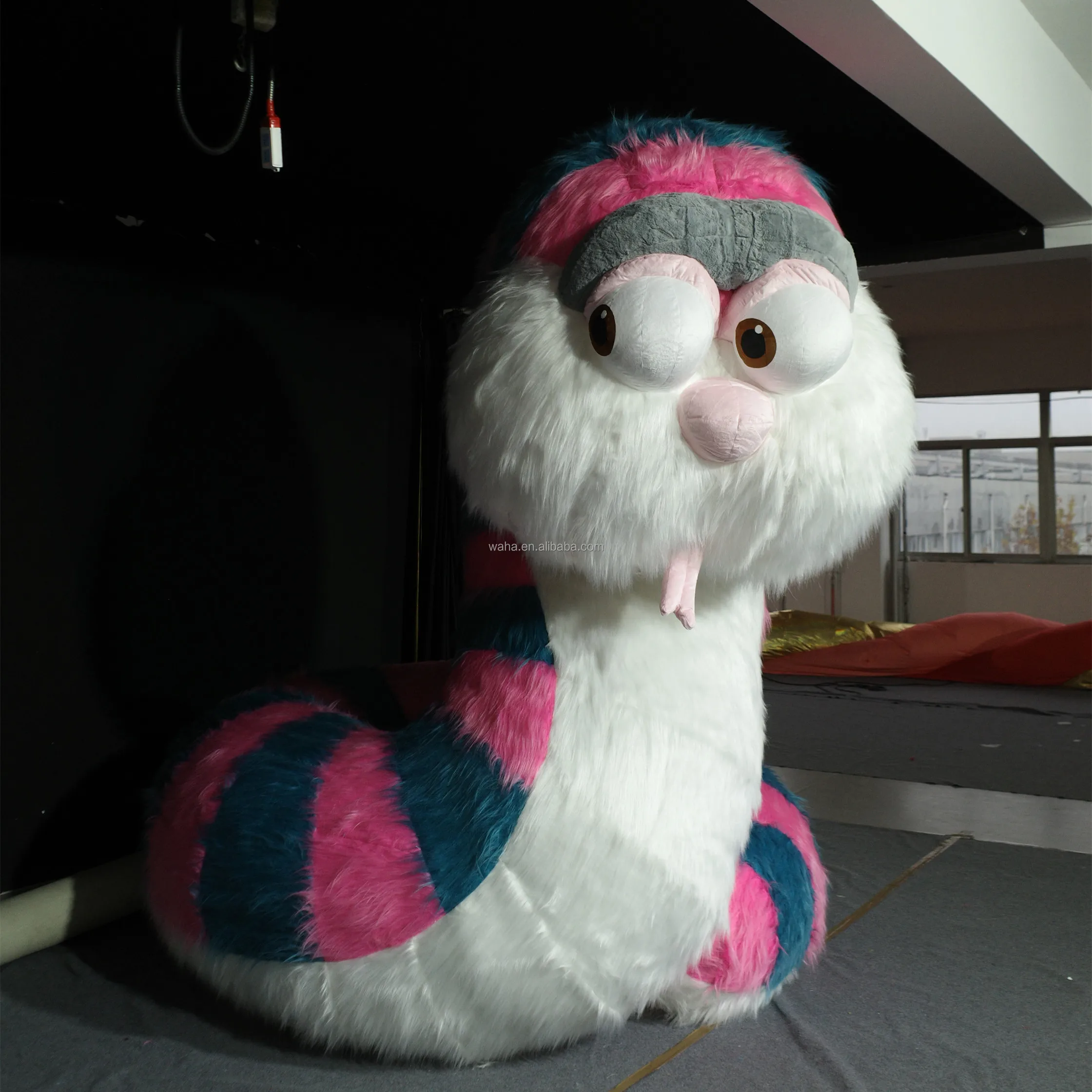 Inflatable Animal Cartoon Snake God Of Wealth Inflatable For Events Giant Inflatable Snake