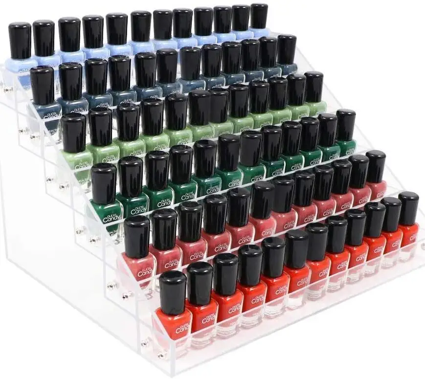transparent nail polish rack acrylic acrylic wall nail polish rack clear acrylic nail polish rack