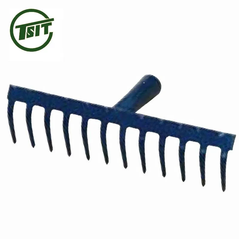 
carbon steel garden 12 teeth garden Lawn rake 