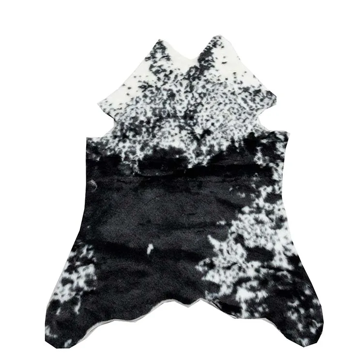 Home Decoration Sofa Living Room Acrylic Polyester Plush Animal Leather Faux Fur Area Rug Carpet