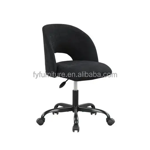 Free Sample Heavy Duty Rotating Black Velvet Rainbow Office Chair In Industrial Price Office Chair
