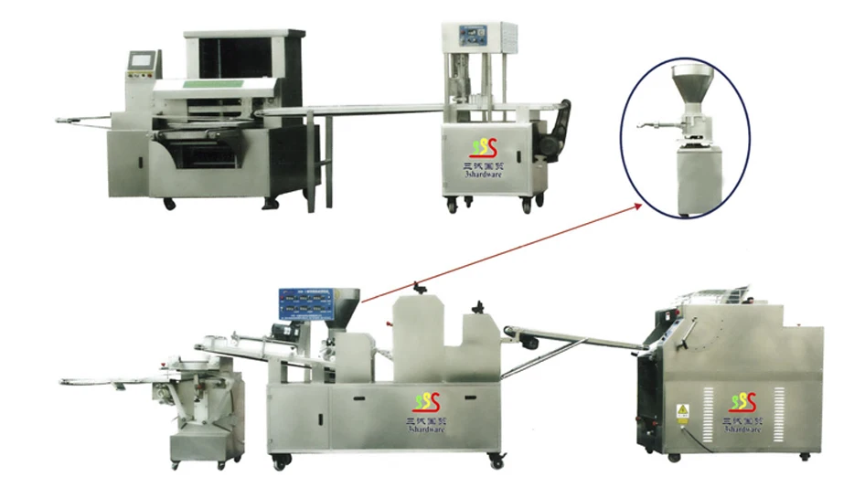 
Automatically Cookies Making Machine Cookies Encrusting Machine 