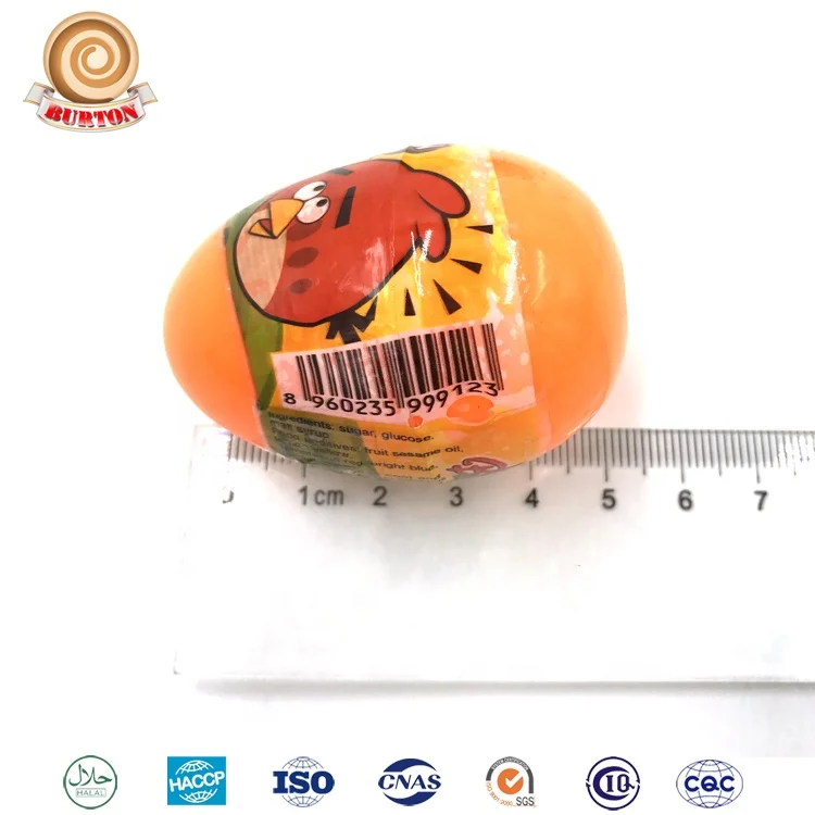 Забавный мультяшный игрушечный яйцо с фруктовыми твердыми