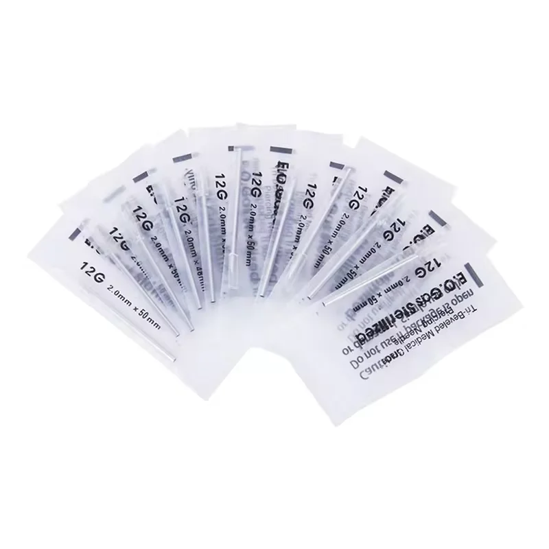 Disposable Sterile Body Piercing Needles Medical Tattoo Piercing Needles For Navel Nipple Ear Nose Lip
