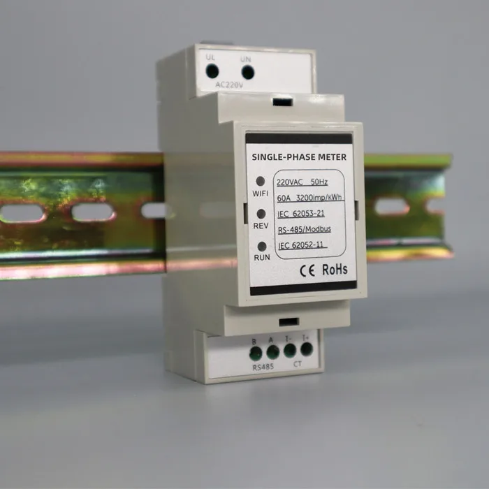 single phase smart meter 3 phase smart electricity meter wifi 2p wifi breaker metering kwh wifi meter energy meter power meter