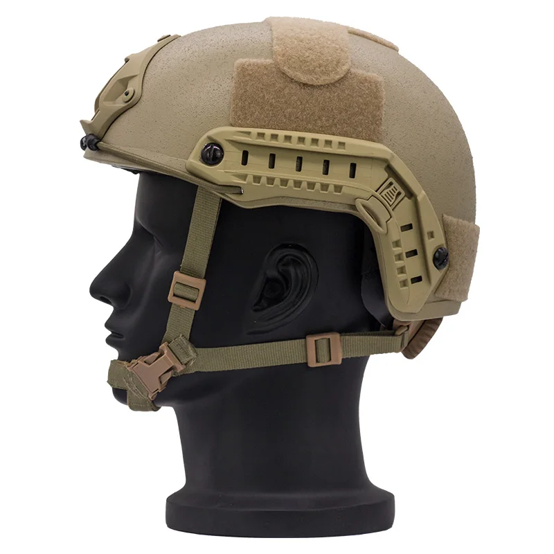 TAN / Black NIJ 3A Mich 2000 Bullet Proof Helmet Military Ballistic Helmet