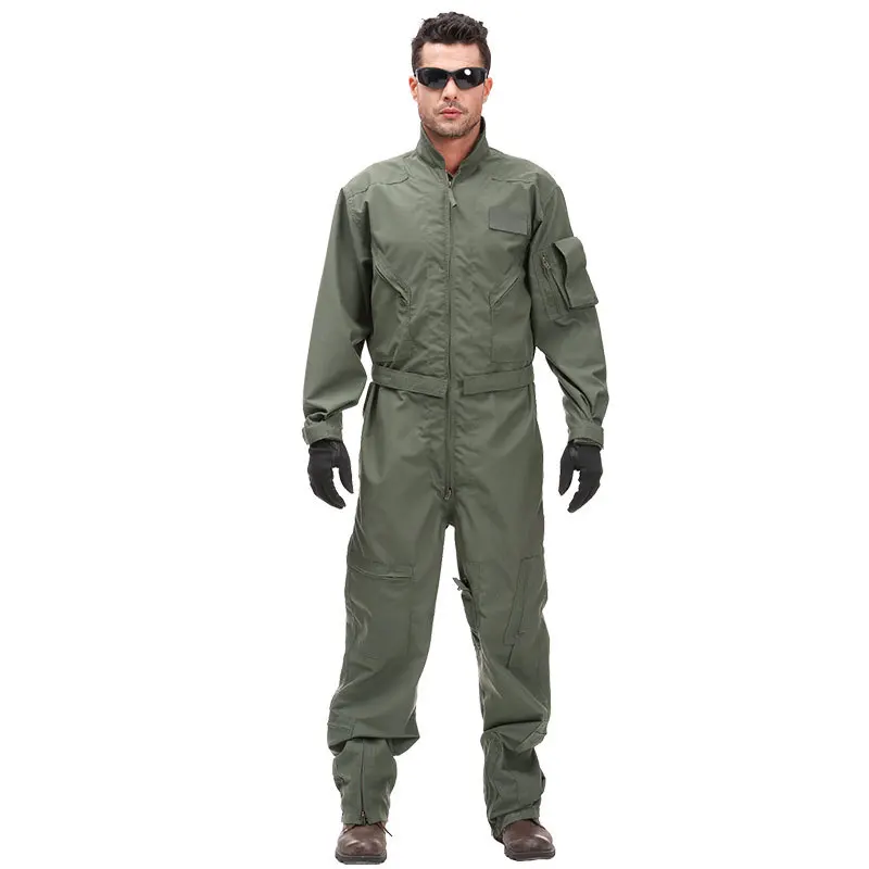 Unisex Aramid Work Overall Protective Fireproof Workwear Shirt and Pants With Safety Features Work Clothing
