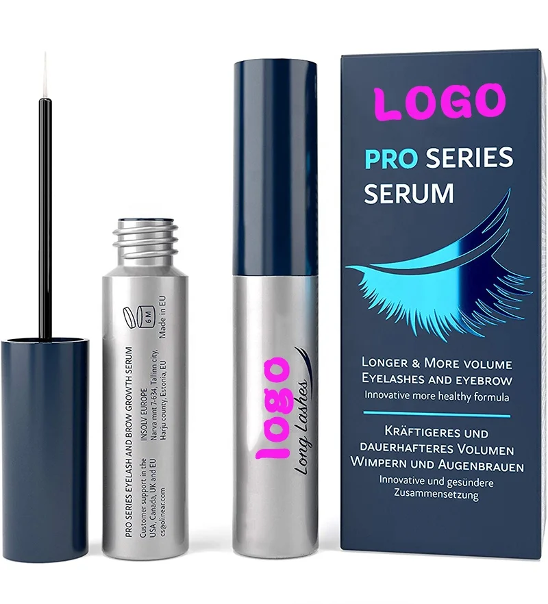 
Hot Selling Pro Series Eyelash Serum Organic 100% Herb Nourishing Eyebrow Enhancer OEM Eyelash Growth Boost Serum Drop Shipping 