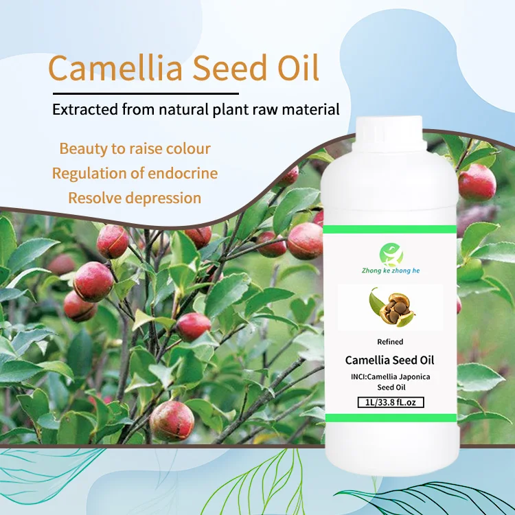 Factory Manufacturer Wholesale Organic 100% Pure Natural Tea seed camellia seed oil In Bulk