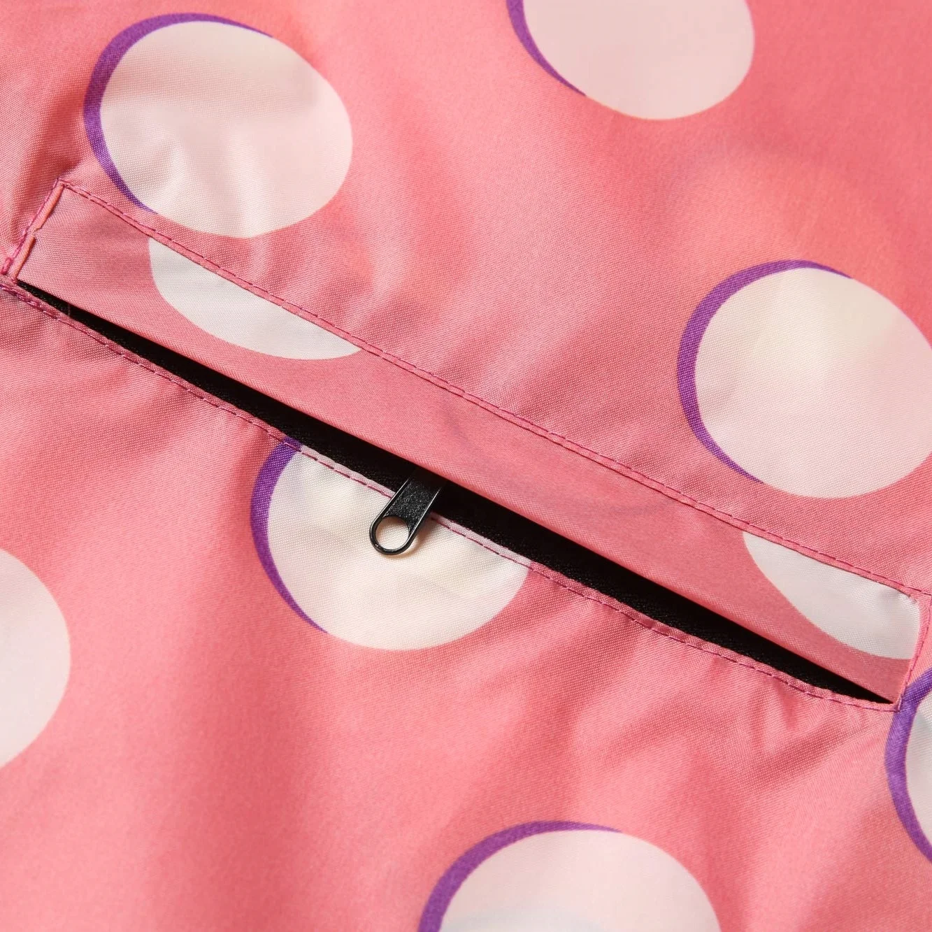 Sexy Girls Pink Polka Dot Plastic Pvc Rain Coat Best Seller Pvc Coating Impermeables Printed Rain Coat