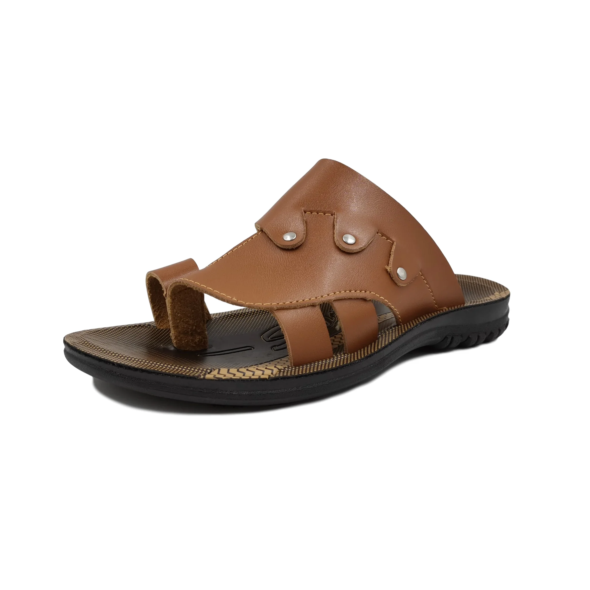 
2021 Newest Design Slide Sandals Custom Logo Summer Sandals Action Leather Straps Sandals Men 