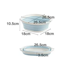 Plastic Basins Portable Laundry Tub Bathroom Accessories Folding Wash Basin