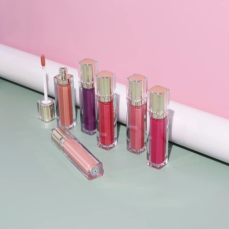 High Quality Luxury Nude Shimmer Plumping Lipgloss Bulk Lip Gloss No Logo Glossy Clear Lip Gloss Vendor Lip Gloss Private Label