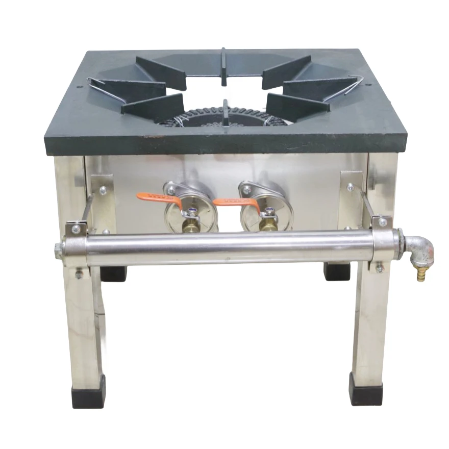 Stainless Steel Commercial Gas Stove Single Burner Gas Kitchen Stoves For  Restaurant Cooking