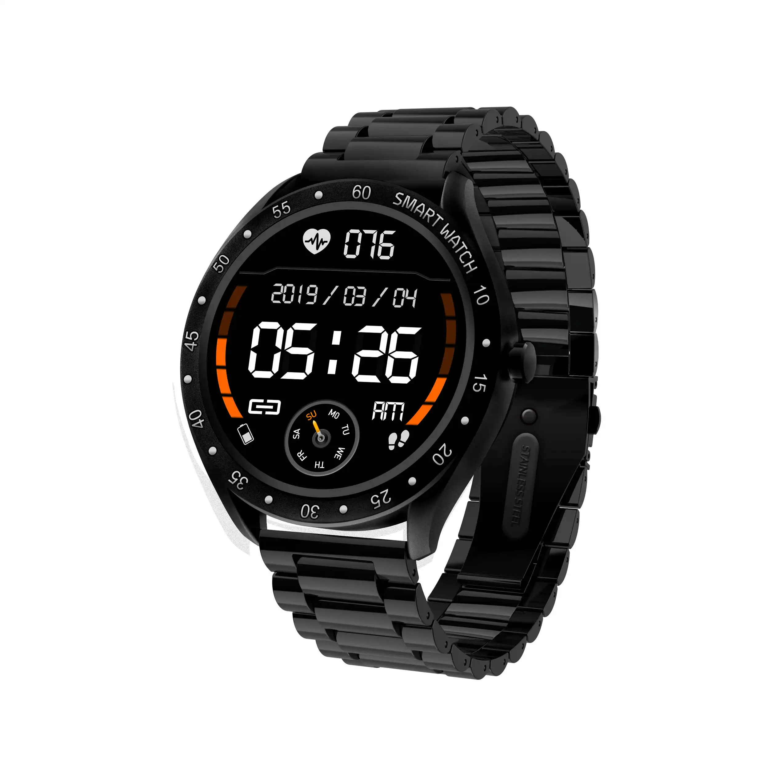 F13 Reloj полнокруглые умные часы со стальным GPS уличные спортивные OEM Android с сенсорным экраном