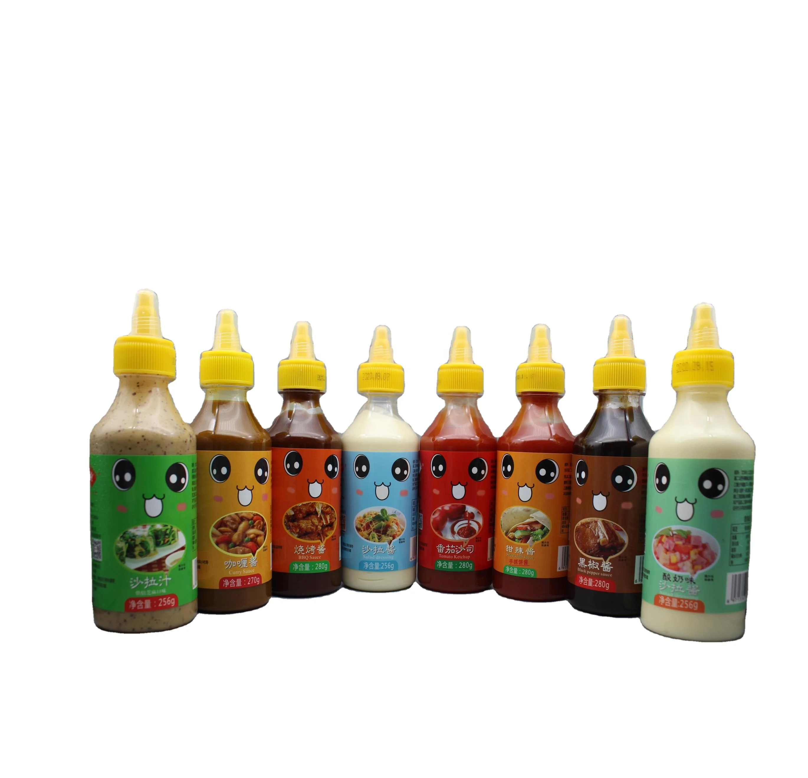 Sweet Salad Dressing 256g *20 Bottles Bread Cake With Salad Dressing Sweet And Delicious Fat Reduction Meal Vegetable Salad
