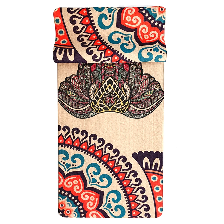 Keepeak Eco Friendly Anti Slip Jute Mat Yoga,Organic Natural Hemp Jute Yoga Mat