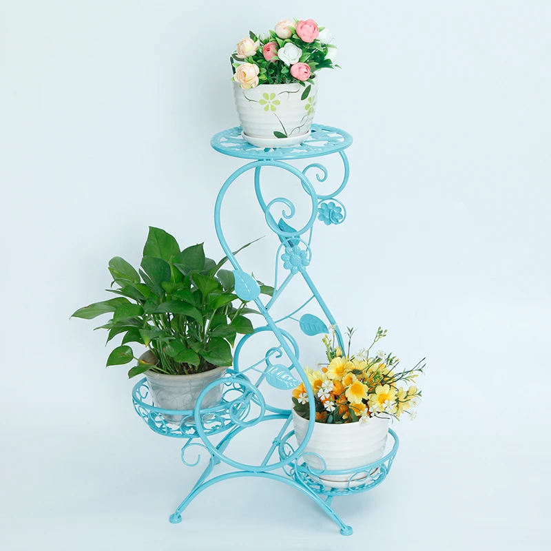 
European style wrought iron metal flower pot stand, wedding decoration stand 