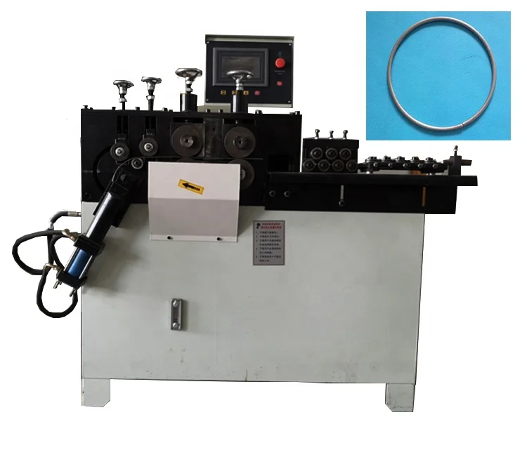 Automatic hydraulic metal wire bending stainless steel iron ring making machine