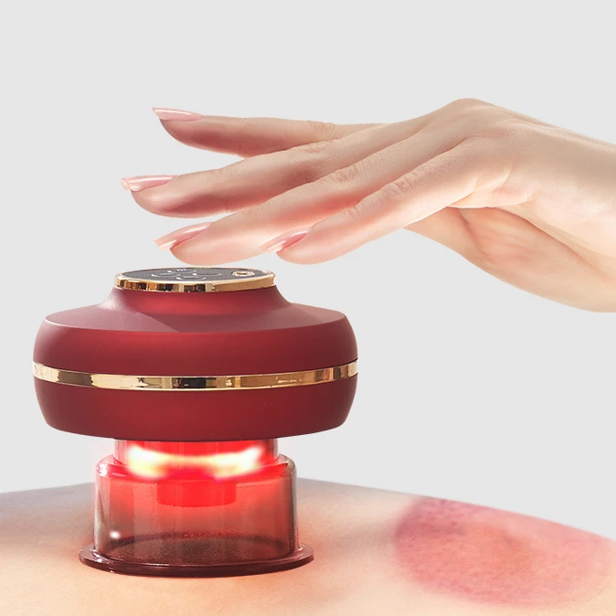 Электрический массажер для гуаша и терапии, инструмент для терапии, ручной массажер для гуаша с тепловым всасыванием