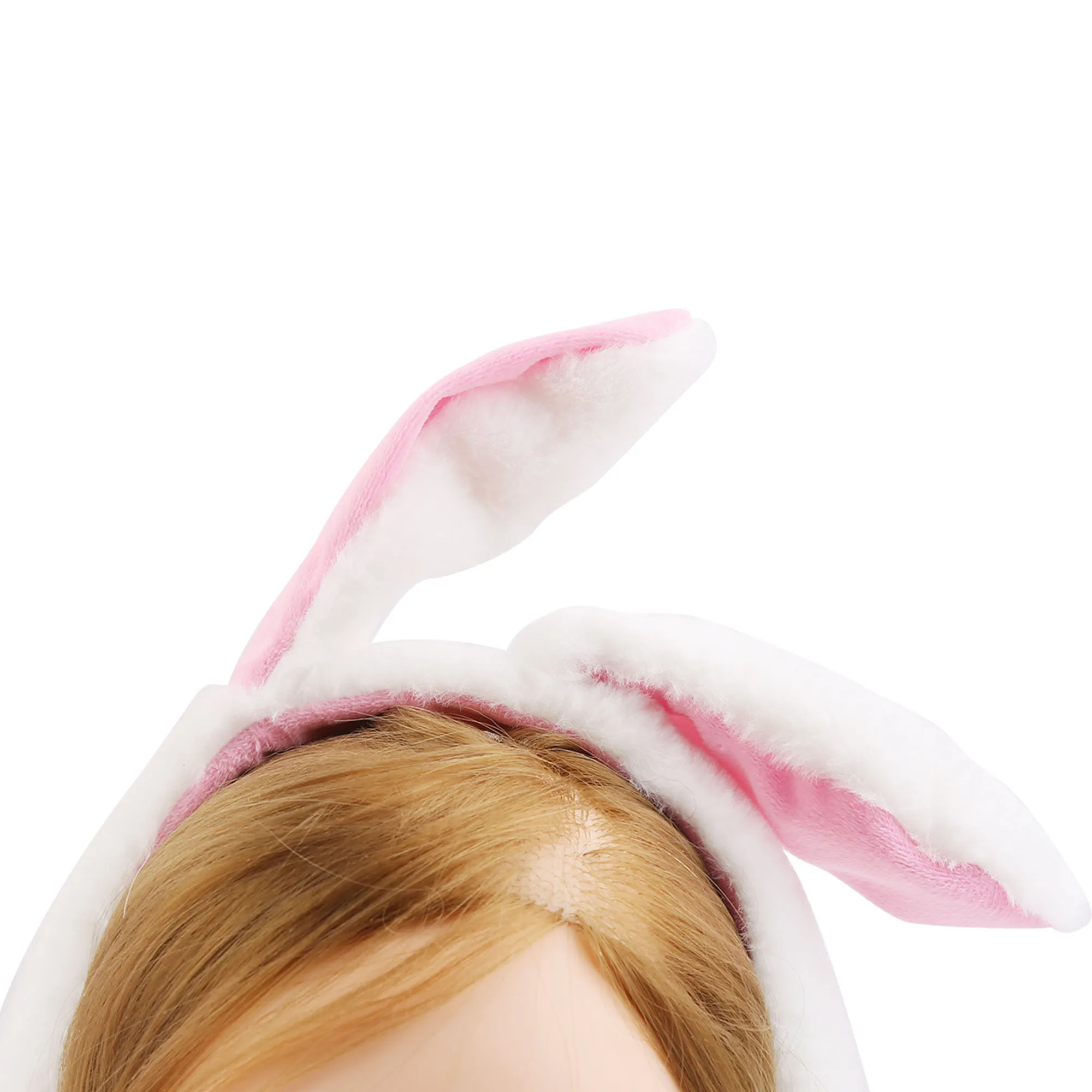 Easter Funny Plush Bunny Hat with Air Pumping and Ears Moving Hat Rabbit Animated Plush Cute Making Funny Hats