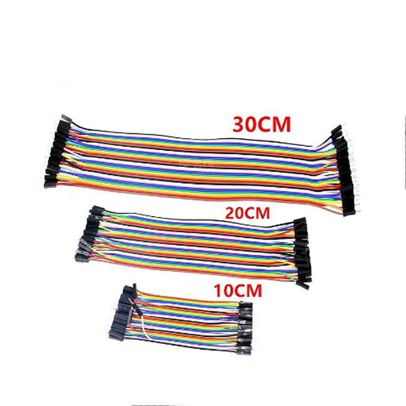 40P color Dupont line female to female male to female head 40 in a row 10/20/30CM cable