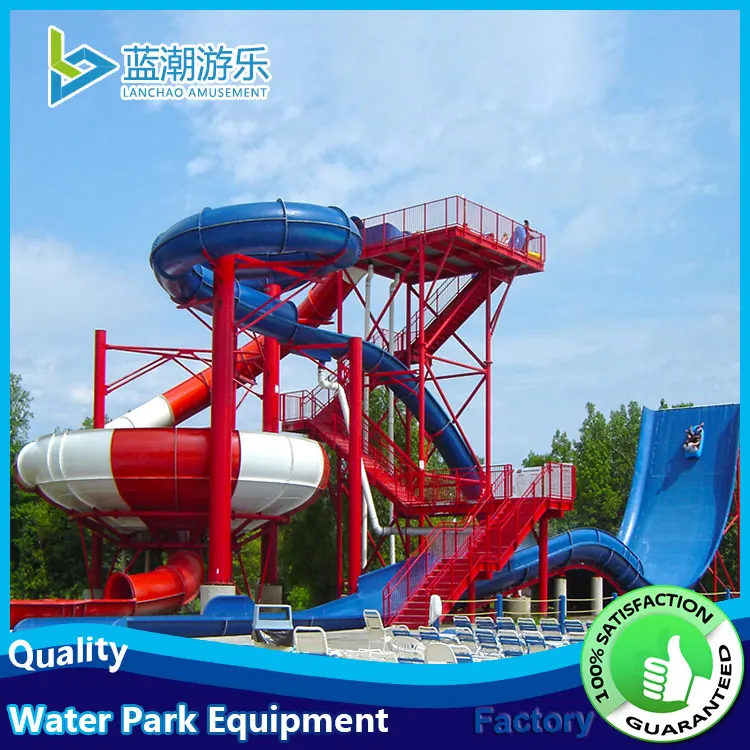 
Custom water Rafting Waterslide Amusement Park 